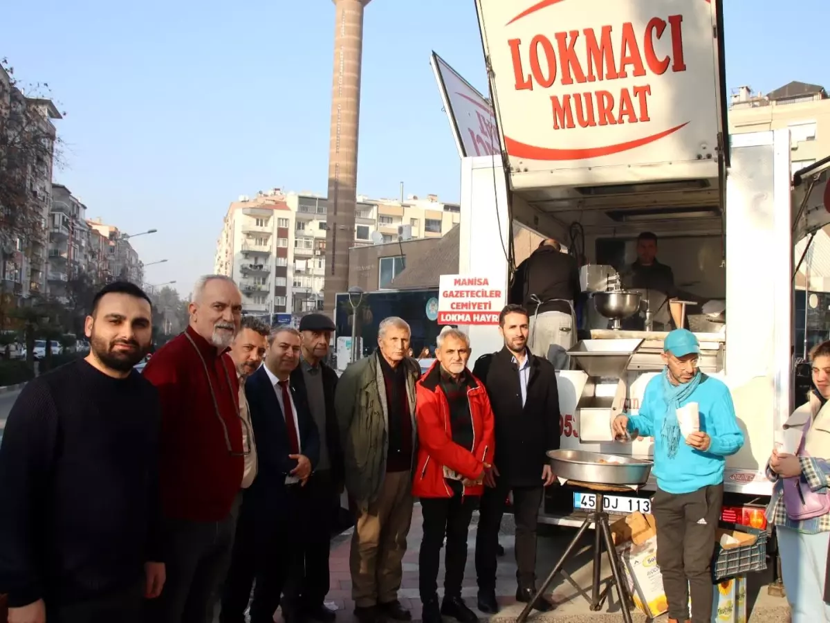 Manisa\'da 10 Ocak Çalışan Gazeteciler Günü\'nde Lokma Hayrı Düzenlendi