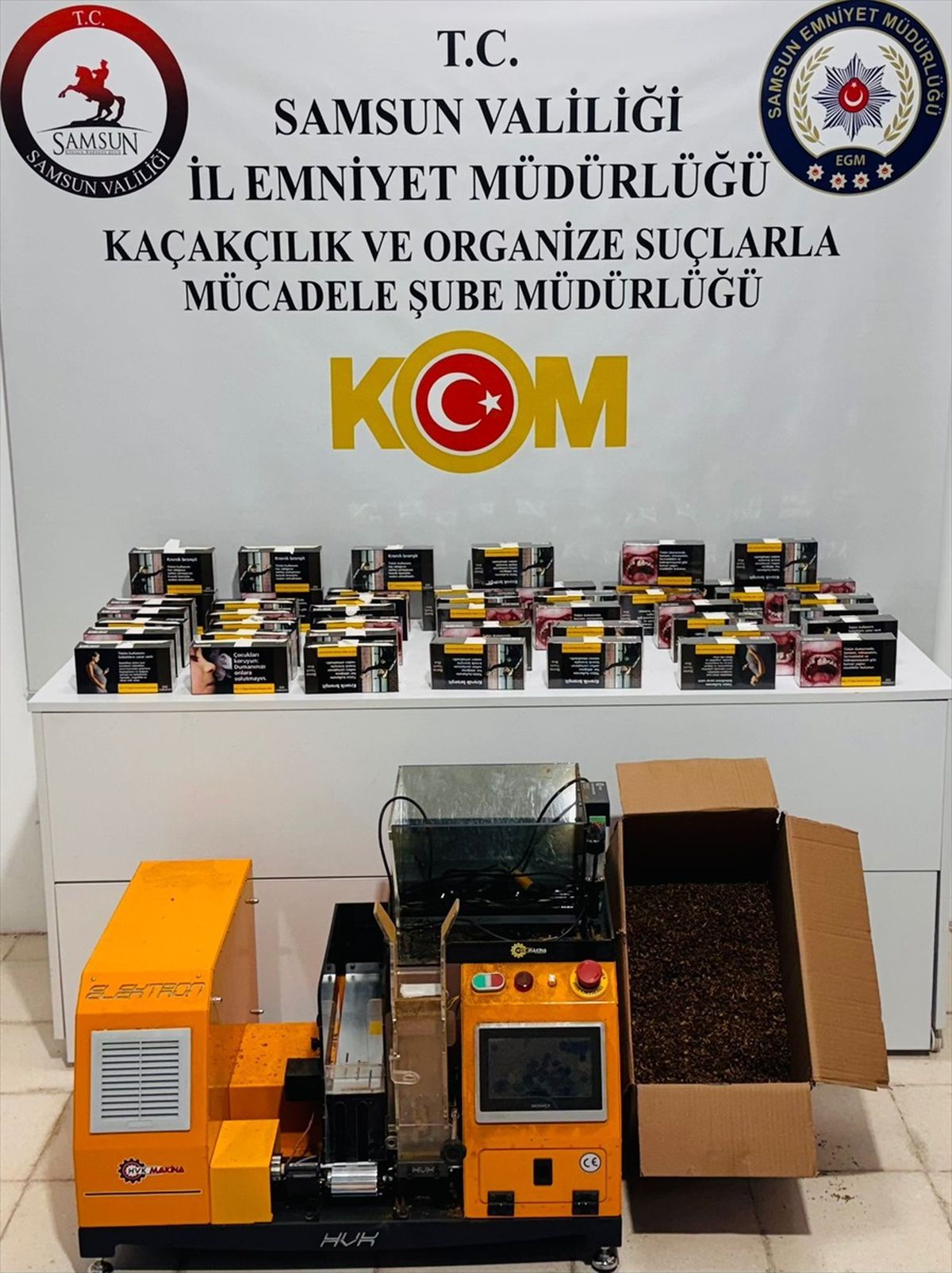 Samsun\'da Kaçakçılık Operasyonu