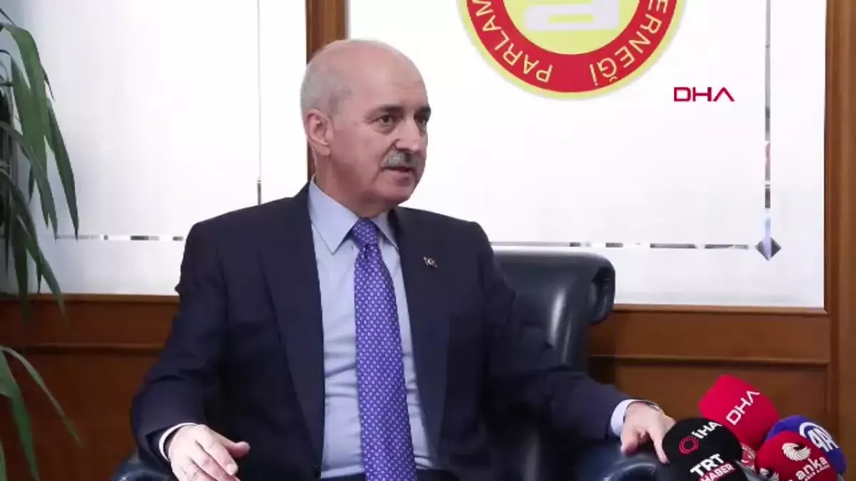 TBMM Başkanı Kurtulmuş Anayasa ve İmralı görüşmeleri paralel süreçler değildir