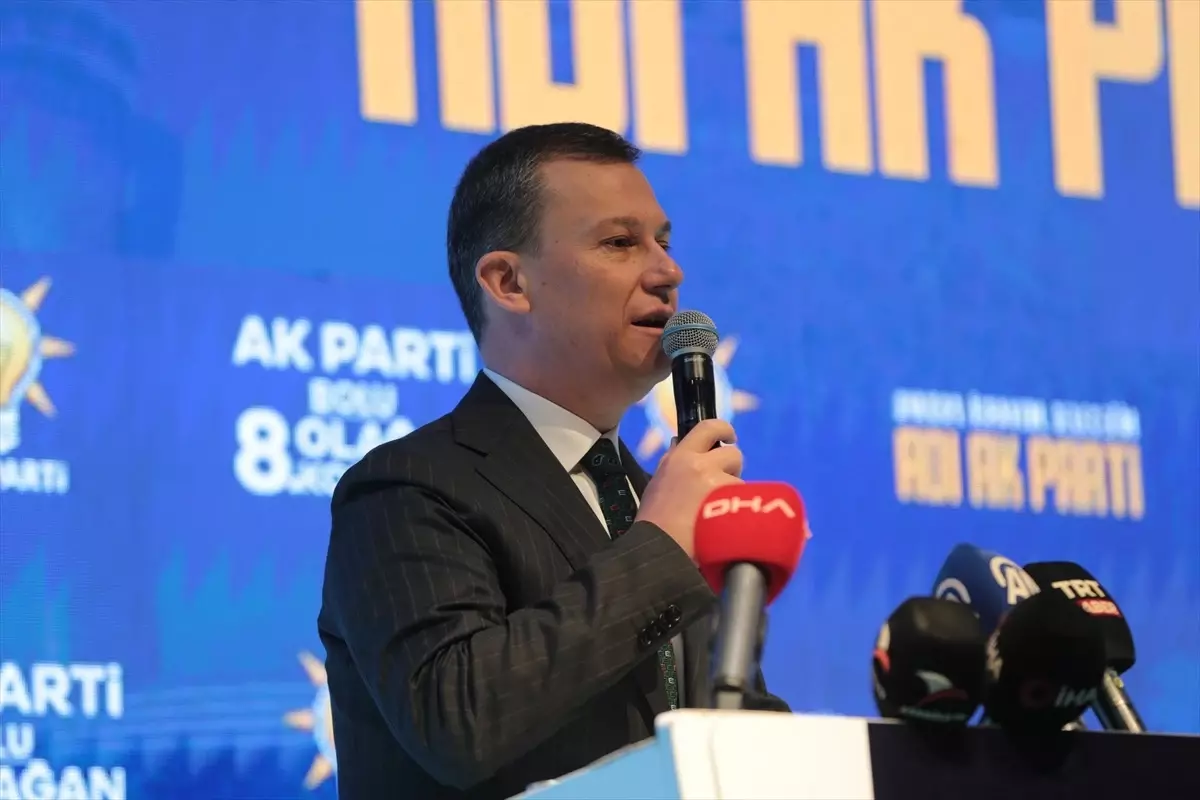 AK Parti Genel Sekreteri Şahin, partisinin Bolu 8. Olağan İl Kongresi\'nde konuştu Açıklaması