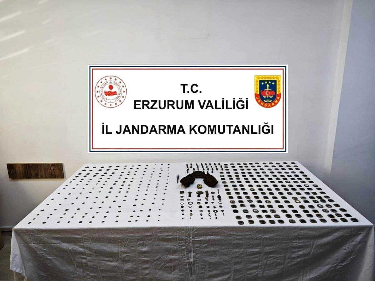 Erzurum\'da Tarihi Eser Kaçakçılığına Baskın