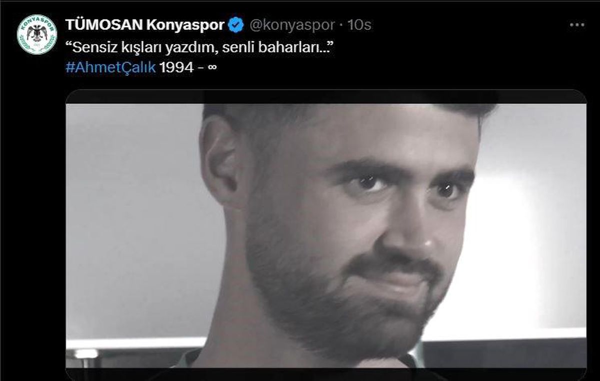 Konyaspor\'dan Ahmet Çalık\'a Anma