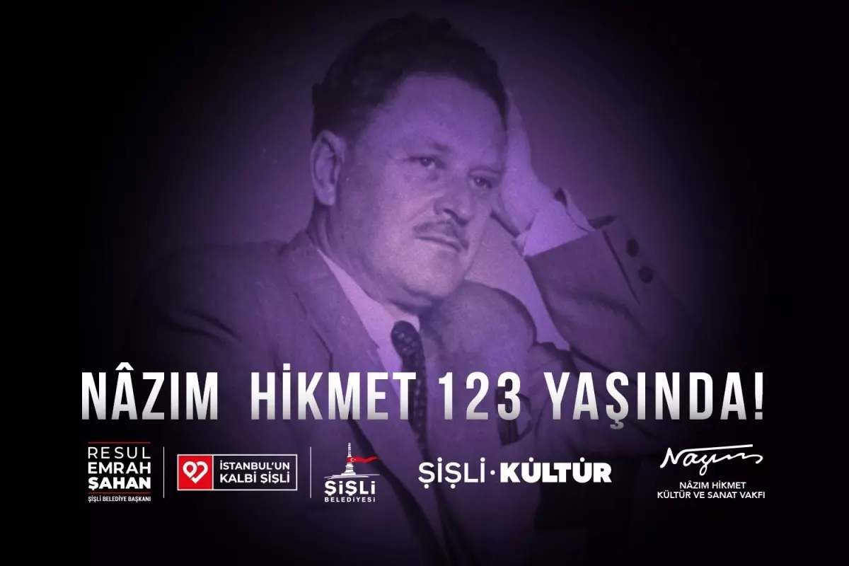 Nazım Hikmet 123 Yaşında: Şişli\'de Anma Etkinliği Düzenleniyor