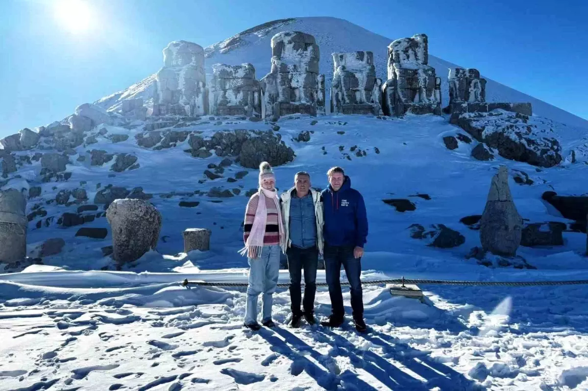 Nemrut Dağı\'nın Kış Turizmi İlgi Görüyor