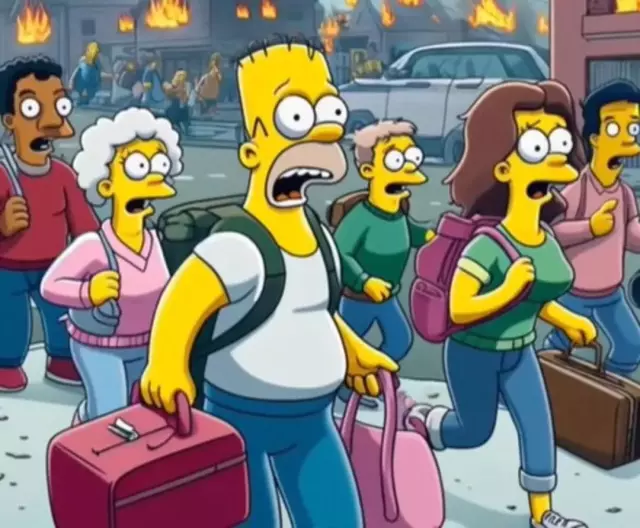 Simpsonlar'ın 20 Yıl Önce Tahmin Ettiği İddia Edilen Los Angeles Orman Yangınları