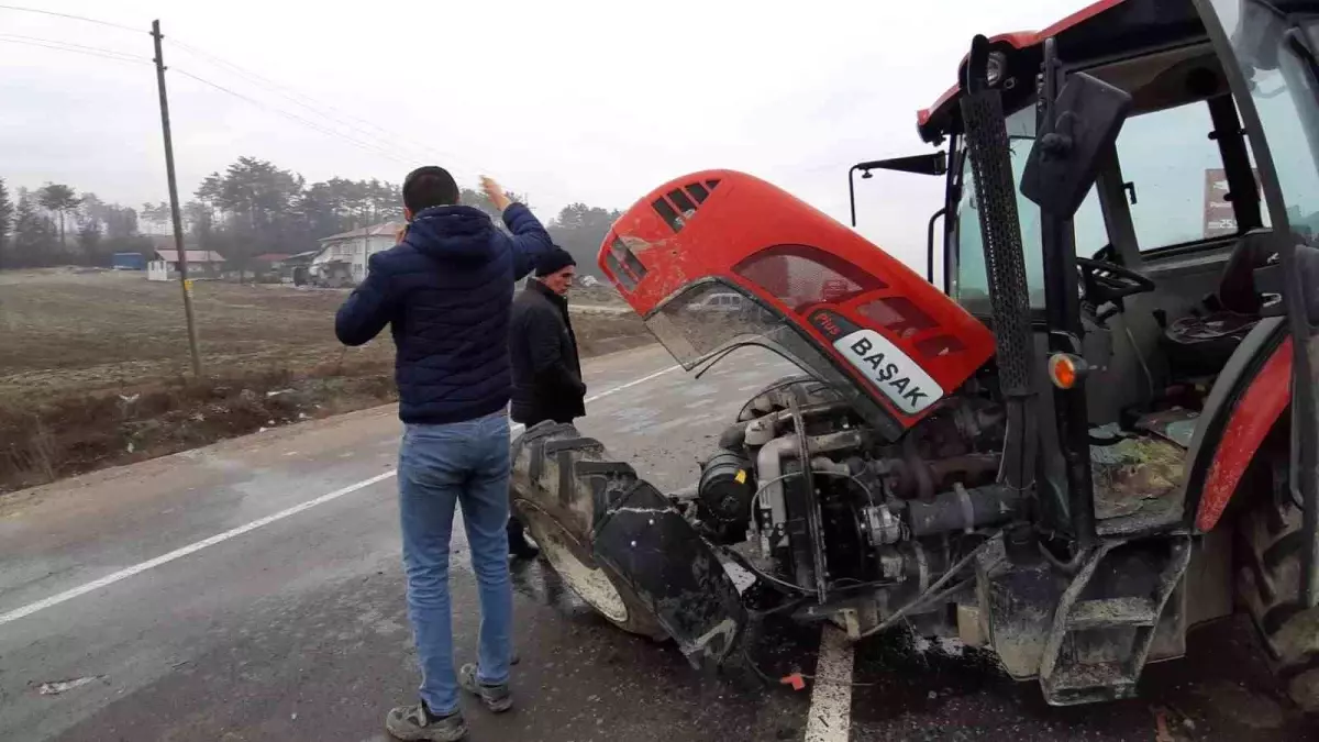 Bolu\'da Trafik Kazası: 2 Yaralı