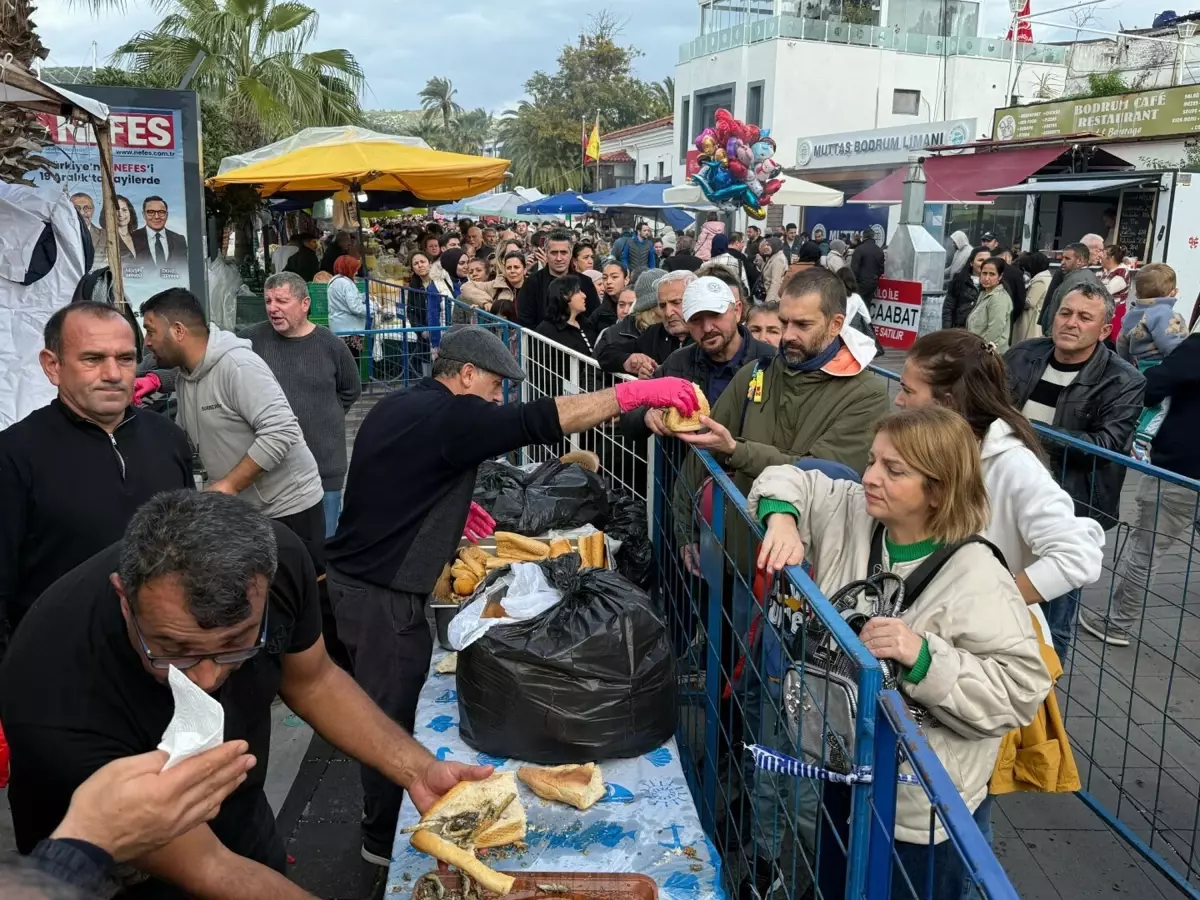 Bodrum\'da 9. Hamsi Festivali Coşkuyla Kutlandı