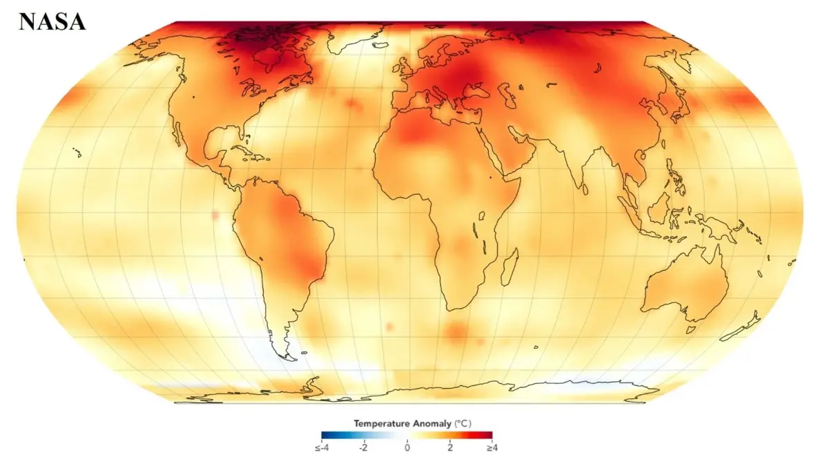 NASA 2024\'ü En Sıcak Yıl Olarak Duyurdu: İklim Değişikliği Devam Ediyor