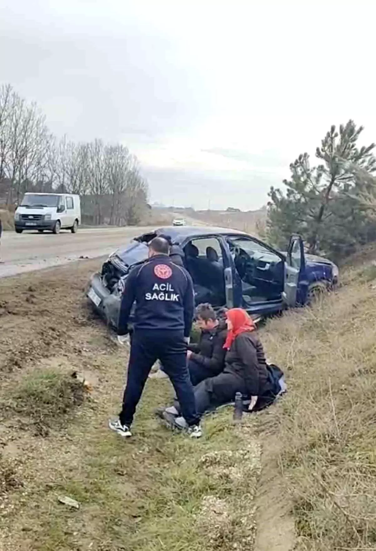 Kastamonu\'da Takla Atan Araçta 3 Yaralı