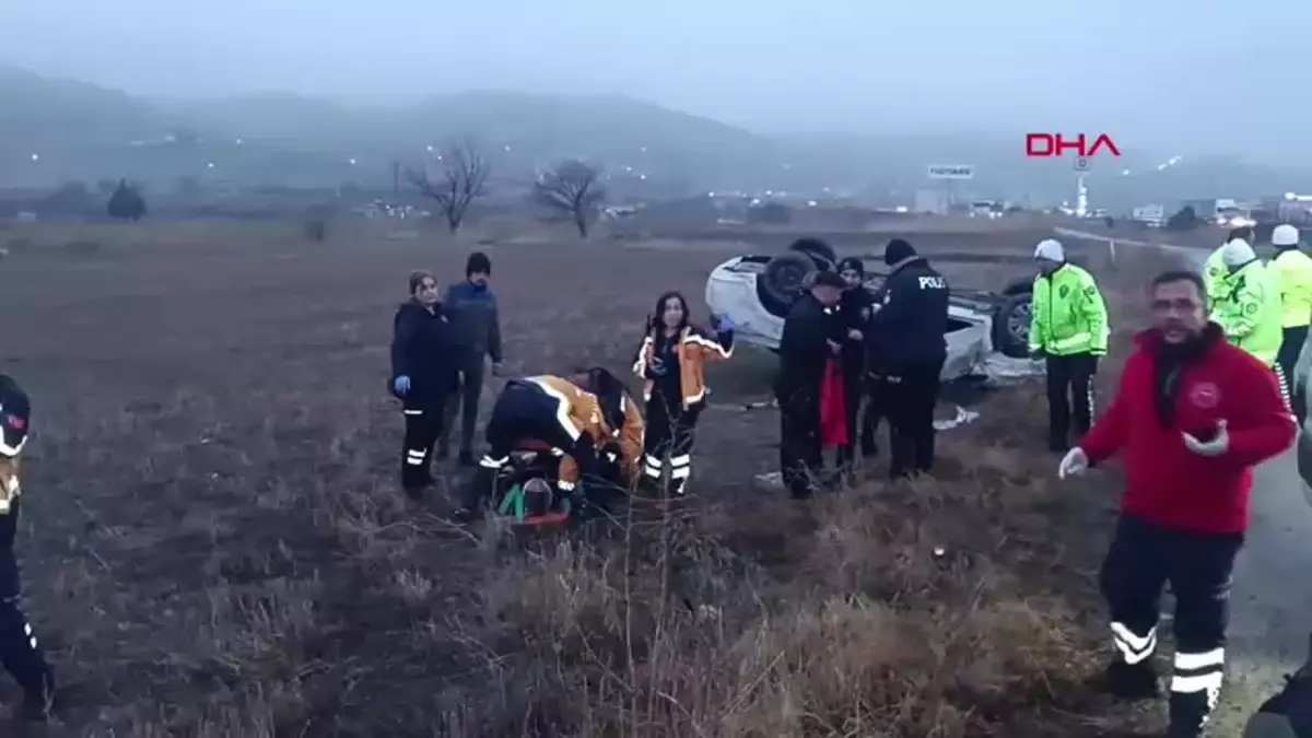 Elmadağ\'da Trafik Kazası: 1 Ölü, 4 Yaralı