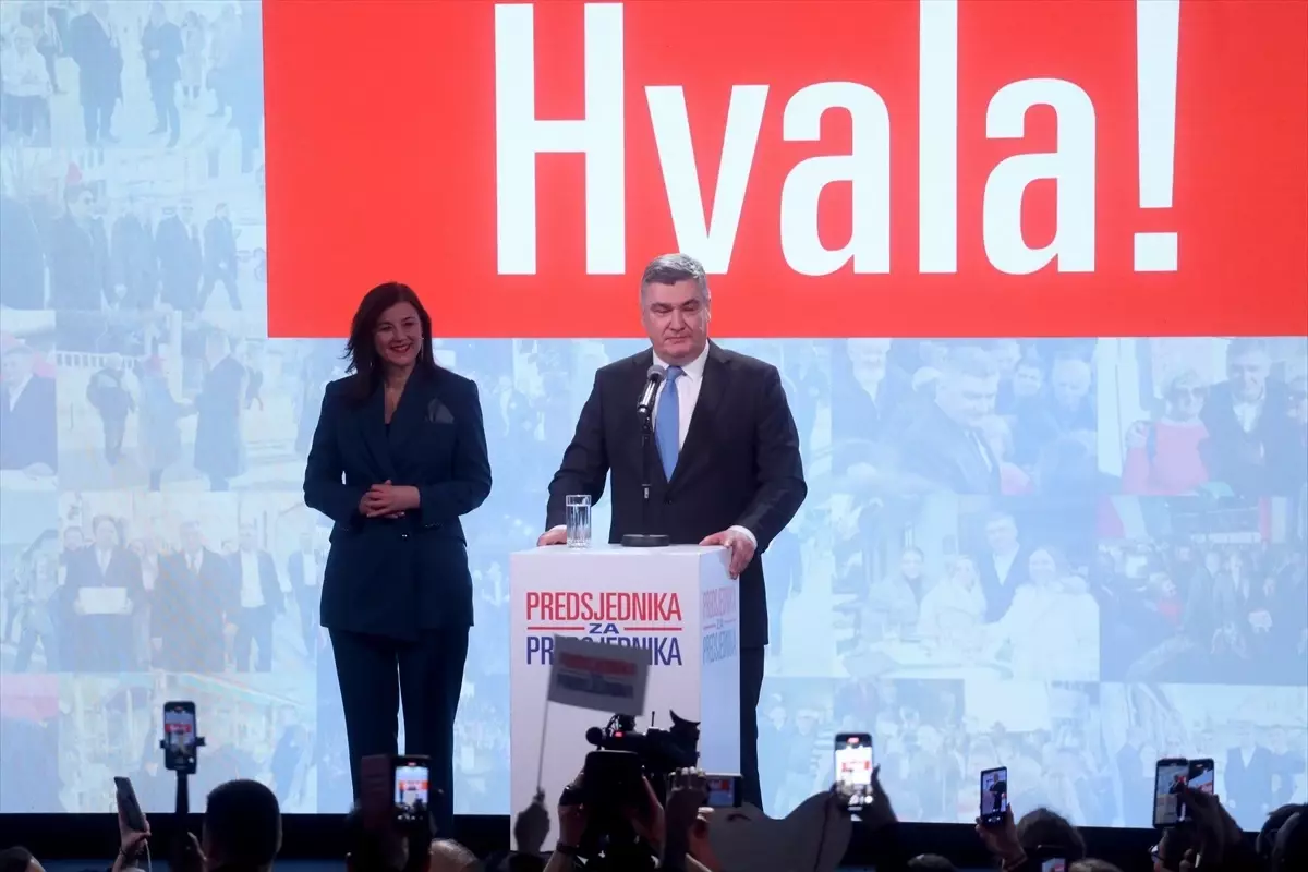 Milanovic, Hırvatistan Cumhurbaşkanı Seçimini Kazandı