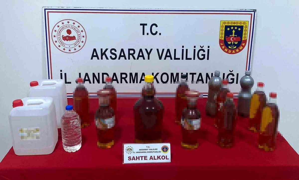 Aksaray\'da Sahte İçki Operasyonu