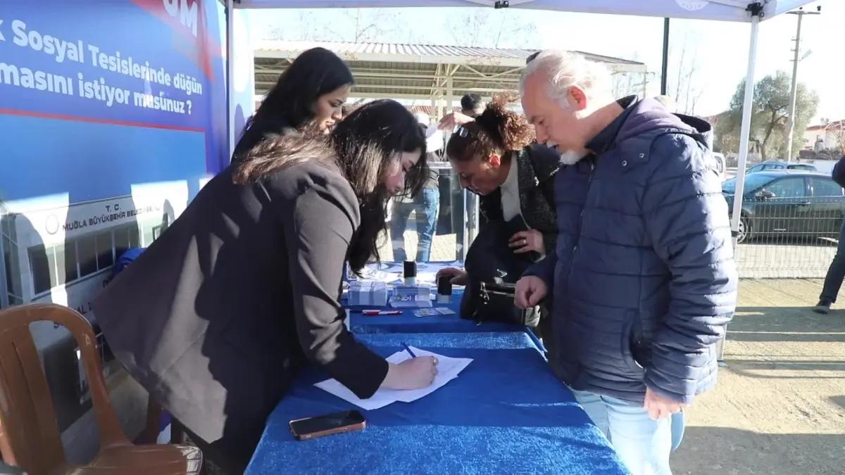 Muğla\'da Düğerek Sosyal Tesisleri\'nde Düğün Yapılması İçin Referandum Düzenlendi