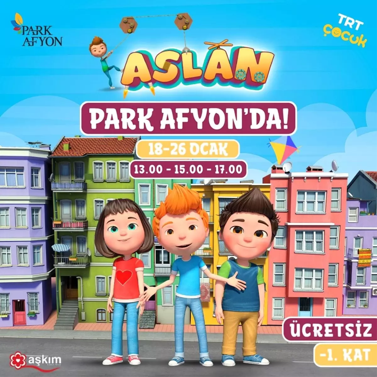 Aslan Miniklerle Buluşuyor