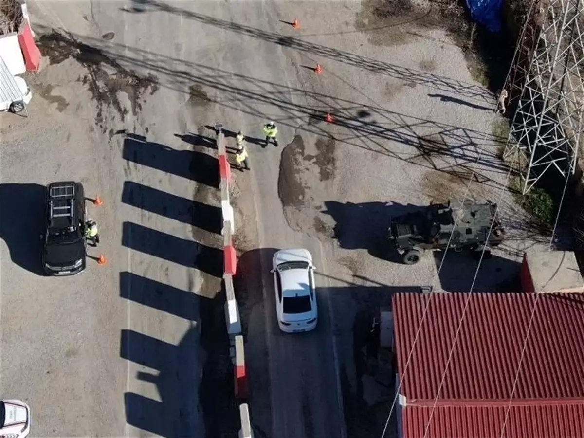 Şırnak\'ta dron destekli trafik denetimi yapıldı