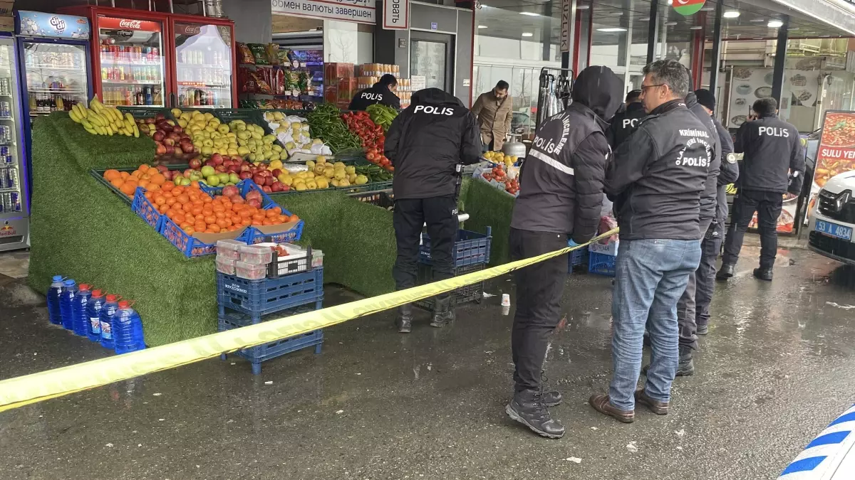 Rize\'de Market Çalışanına Silahlı Saldırı