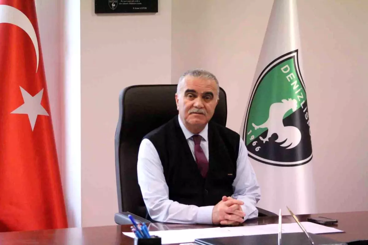 Denizlispor\'un Yeni Başkanı Tatar\'dan Mesaj