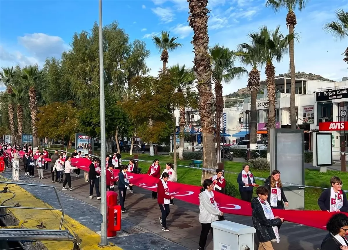 Bodrum\'da Sarıkamış şehitleri için anma yürüyüşü yapıldı