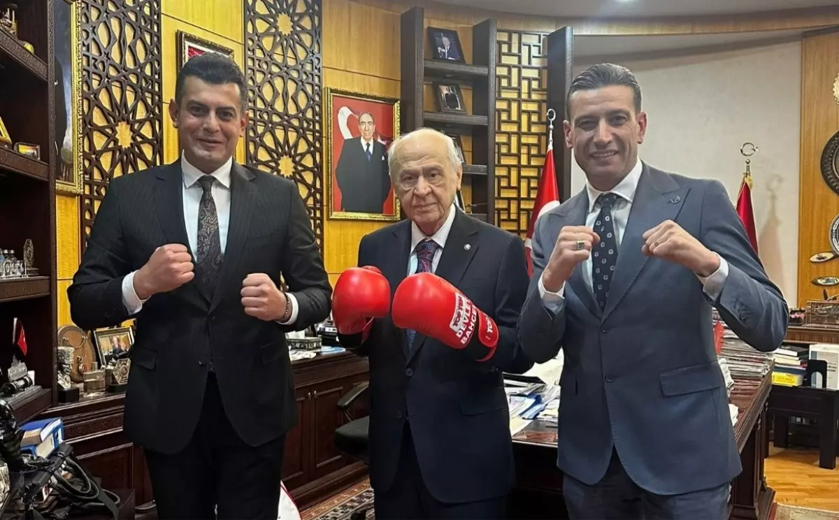 TBF Başkanı Suat Hekimoğlu, MHP Lideri Bahçeli\'yi Ziyaret Etti