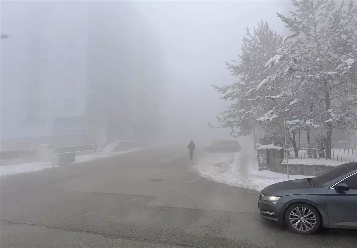 Doğu\'da Yoğun Sis ve Buzlanma Etkili