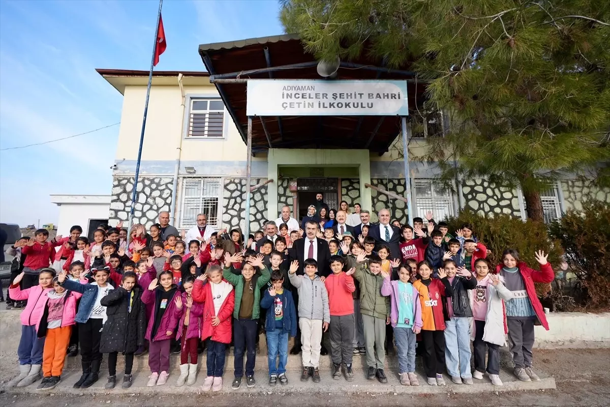 Milli Eğitim Bakanı Tekin, Adıyaman\'da köy okullarını ziyaret etti