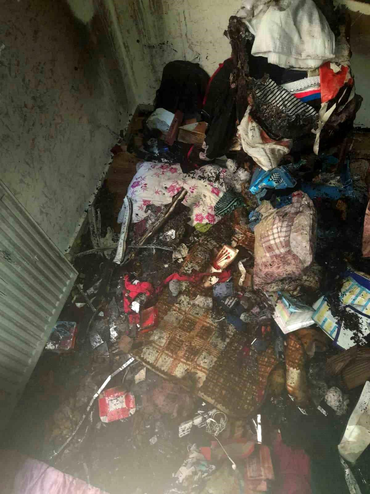 Siirt\'te Apartman Yangını
