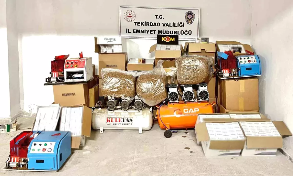 Tekirdağ\'da Kaçakçılık Operasyonu: 13 Gözaltı