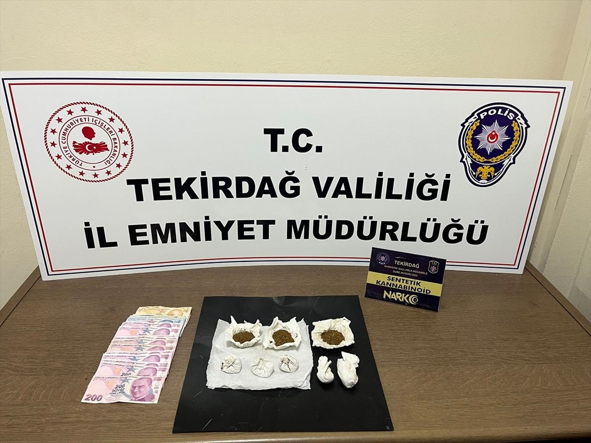 Tekirdağ\'da Narkotik Operasyonu: 9 Tutuklama