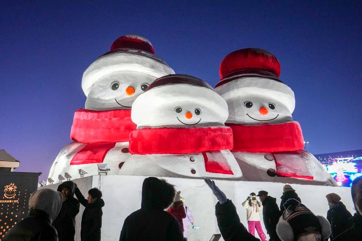 Harbin\'de Buz ve Kar Festivali