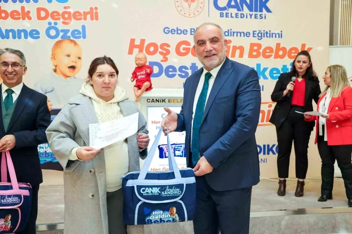 Canik Belediyesi\'nden Anne Adaylarına Bebek Destek Paketi