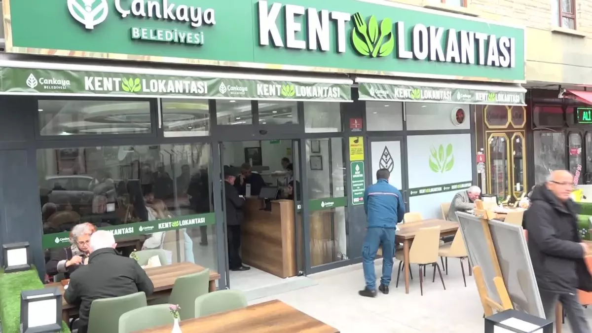 Çankaya Kent Lokantası ile Dar Gelirli Vatandaşlara Sağlıklı Yemek