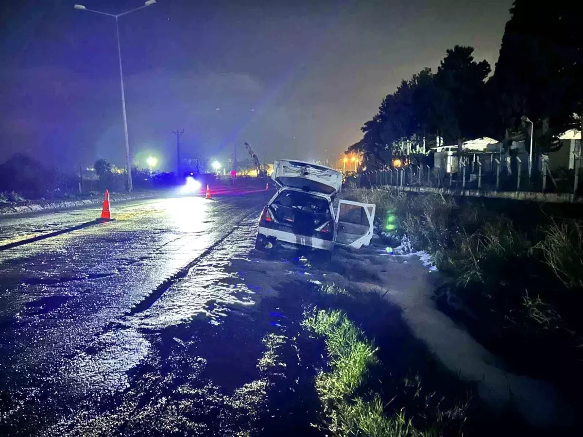 İskenderun\'da Otomobil Yangını