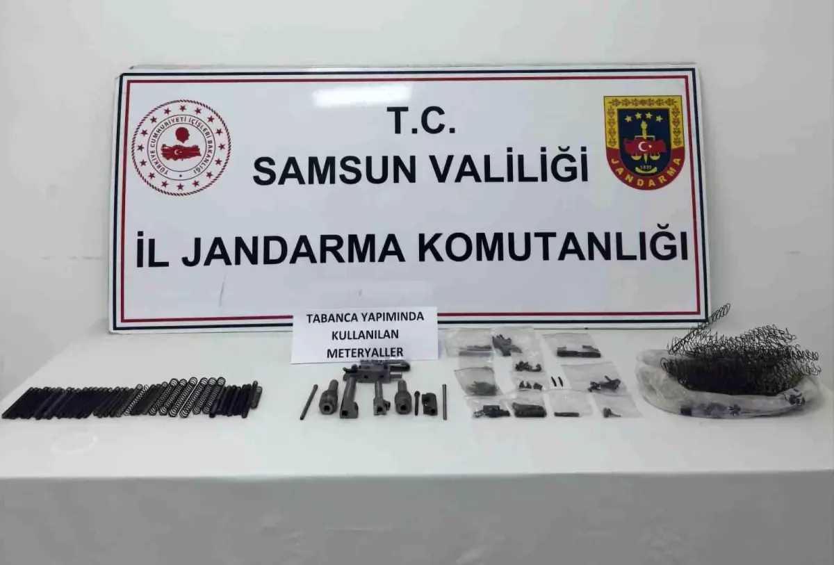 Samsun\'da Kaçak Silah İmalathanesine Baskın