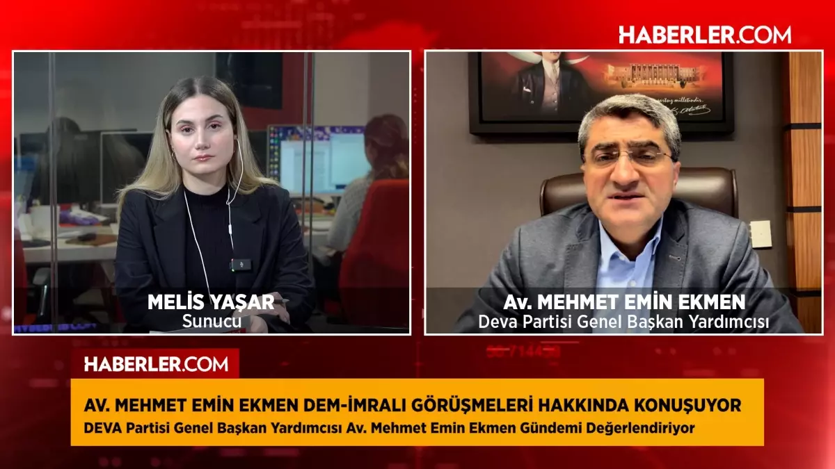 Mehmet Emin Ekmen: \'\'Kürt meselesinin terörsüz çözümü Türkiye\'ye büyük kazanımlar sağlar\'\'