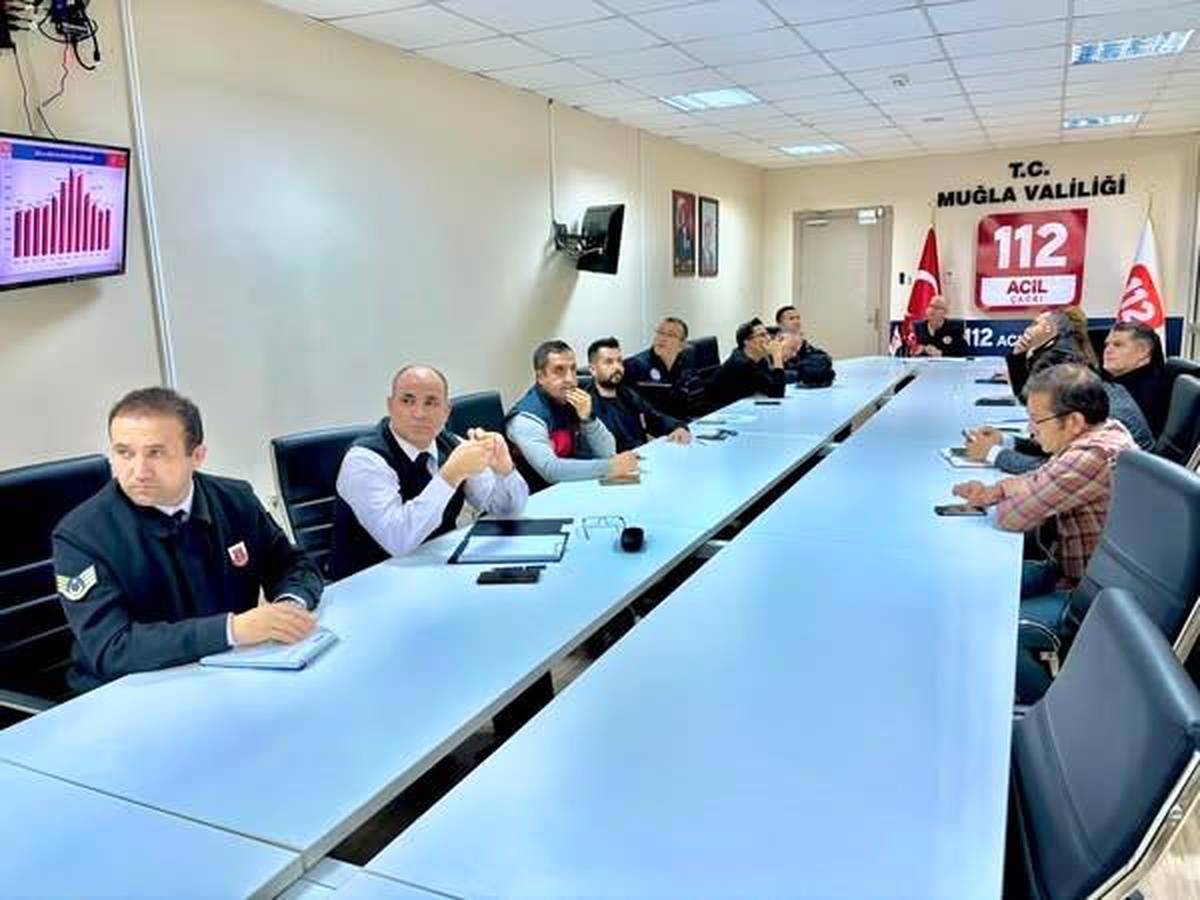 Muğla 112\'den Acil Çağrı Koordinasyon Toplantısı