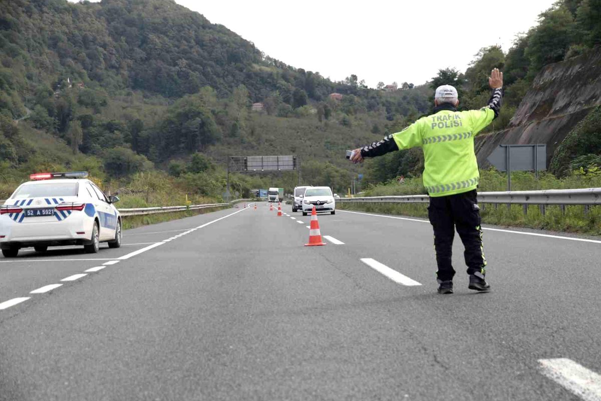 Ordu\'da Trafik Denetimleri: 18 Bin Araç Kontrol Edildi