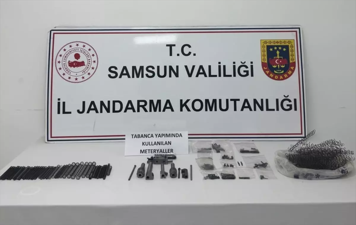 Samsun\'da Kaçak Silah İmalatına Baskın