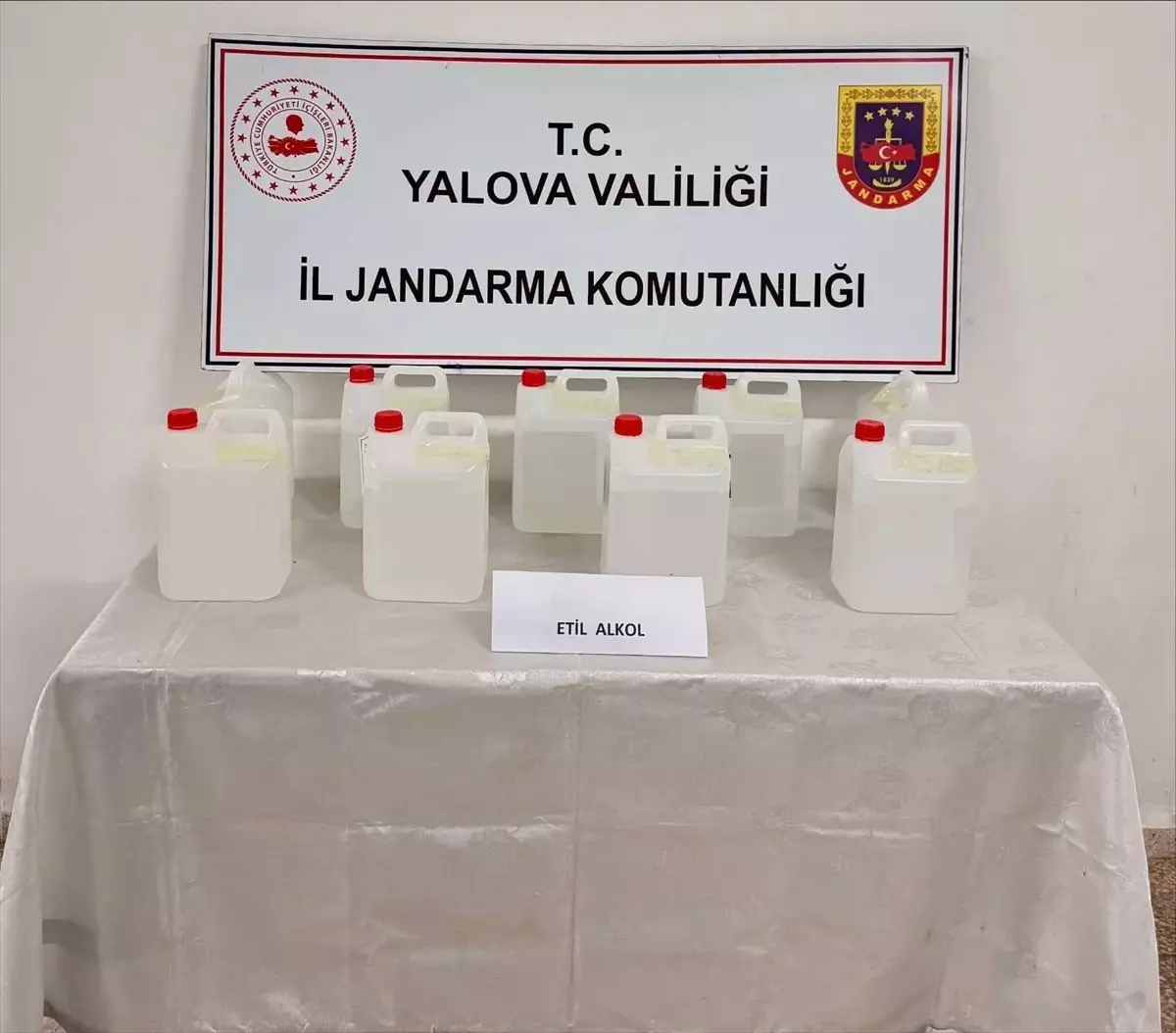 Yalova\'da 45 Litre Etil Alkol Ele Geçirildi