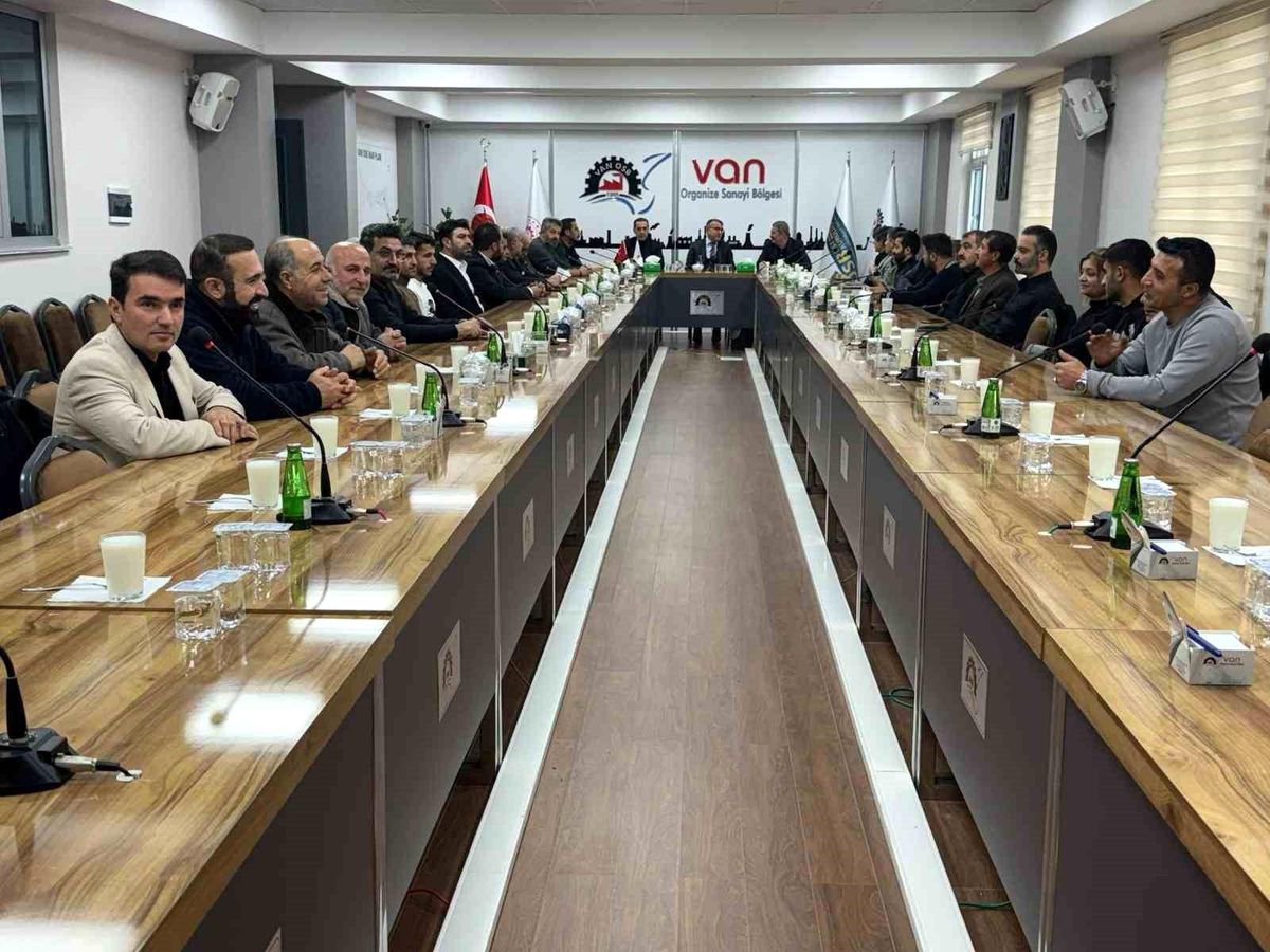 Van OSB\'de İstişare Toplantısı