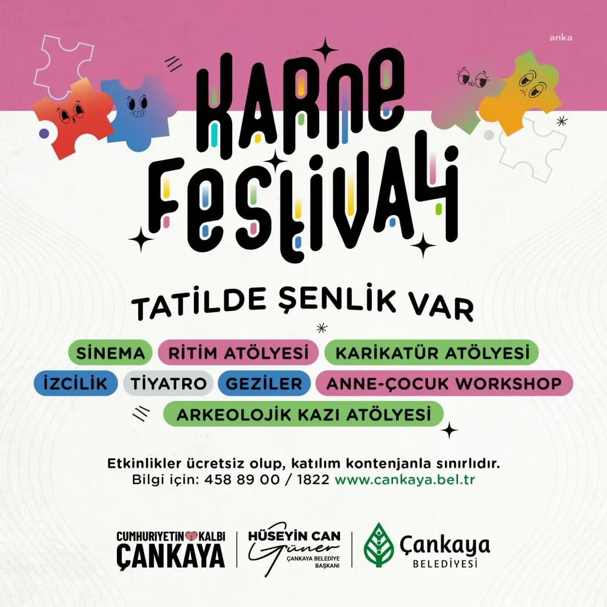 Çankaya Belediyesi\'nden Karne Festivali