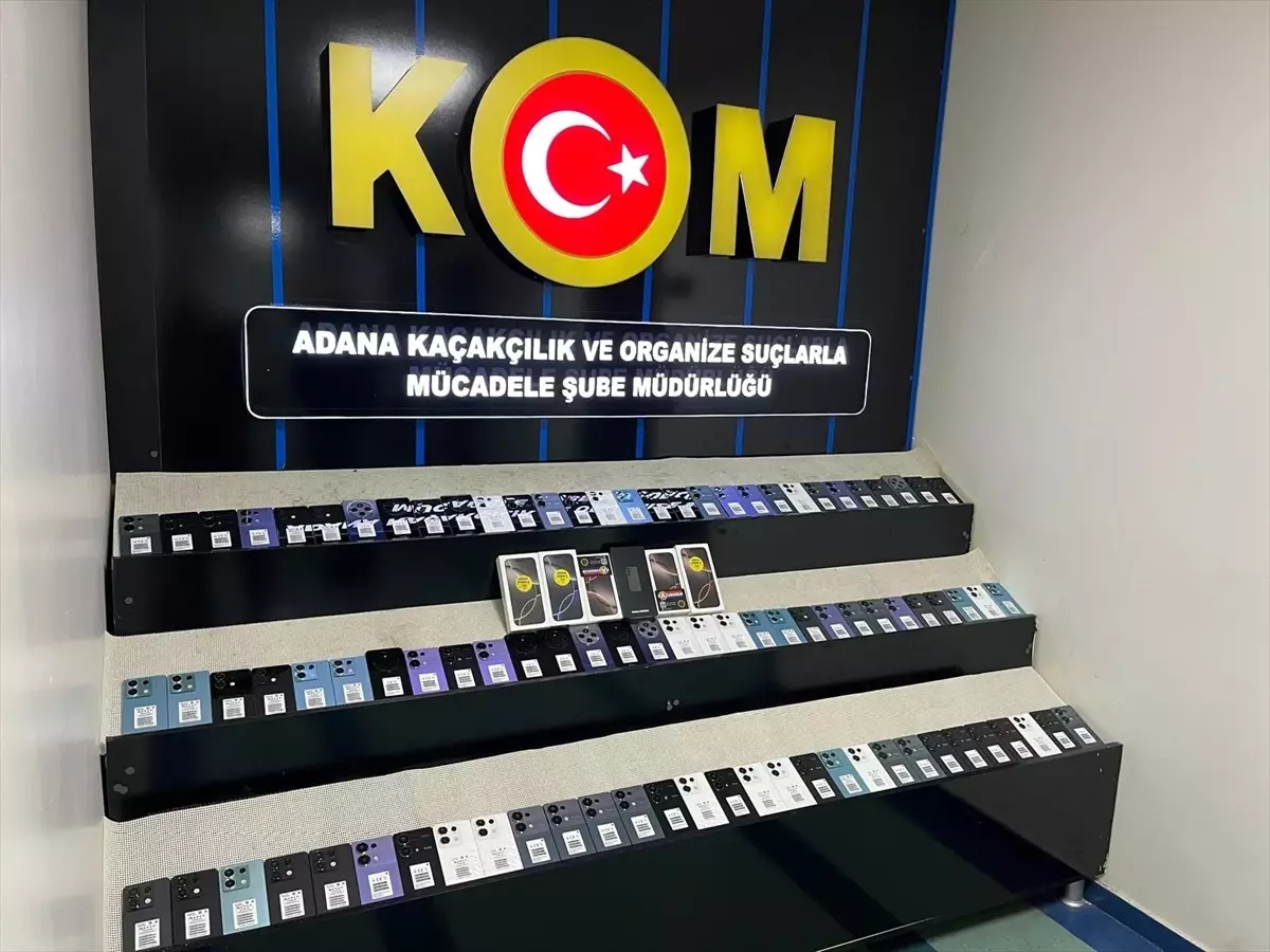 Adana\'da Kaçak 96 Cep Telefonu Ele Geçirildi