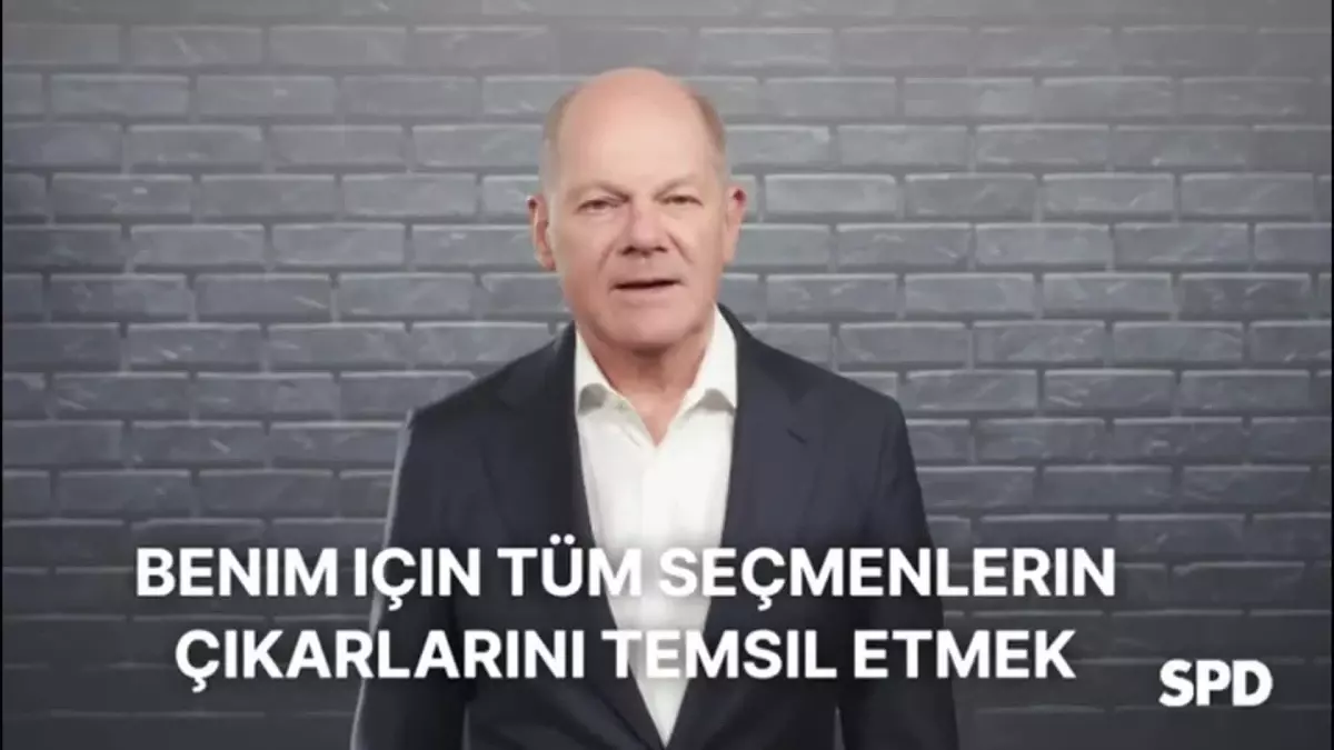 Scholz\'dan Göçmenlere Birlik Mesajı