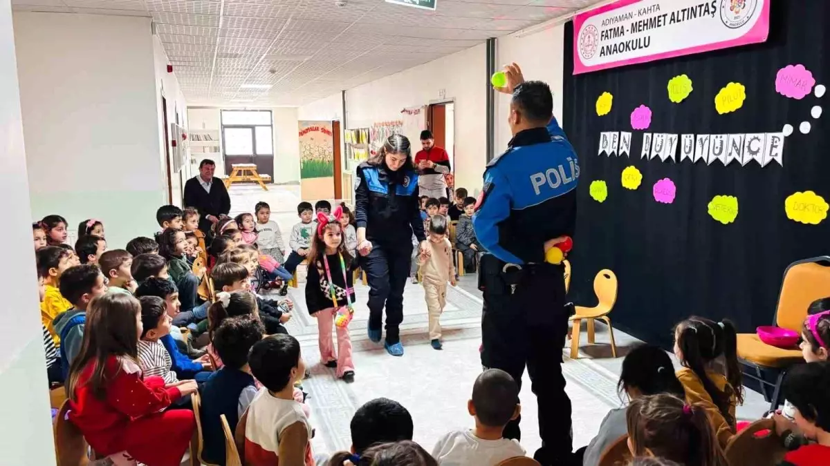 Polis, Anaokulu Öğrencilerine Eğitim Verdi