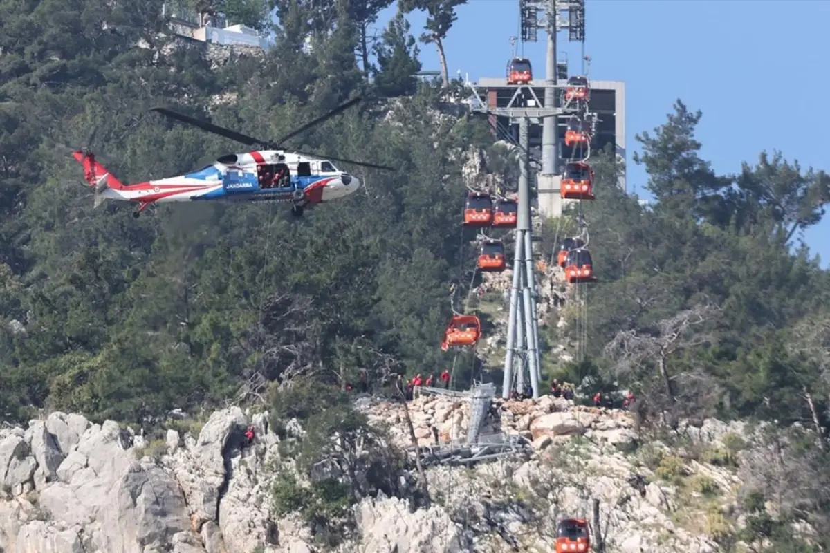 Antalya'daki teleferik kazası davasında 5 kişi için tahliye kararı