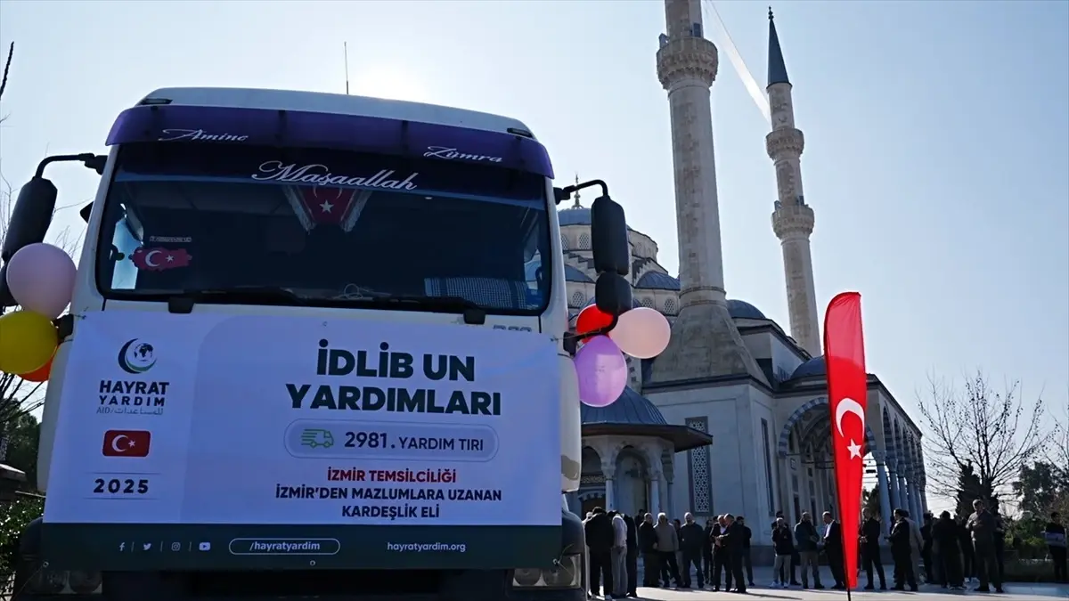 İzmir\'den Suriyelilere Un Yardımı