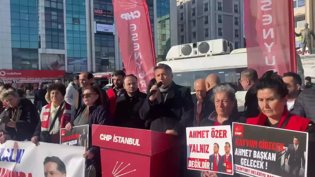 CHP, Esenyurt\'ta 80 Günlük Demokrasi Nöbetine Devam Ediyor