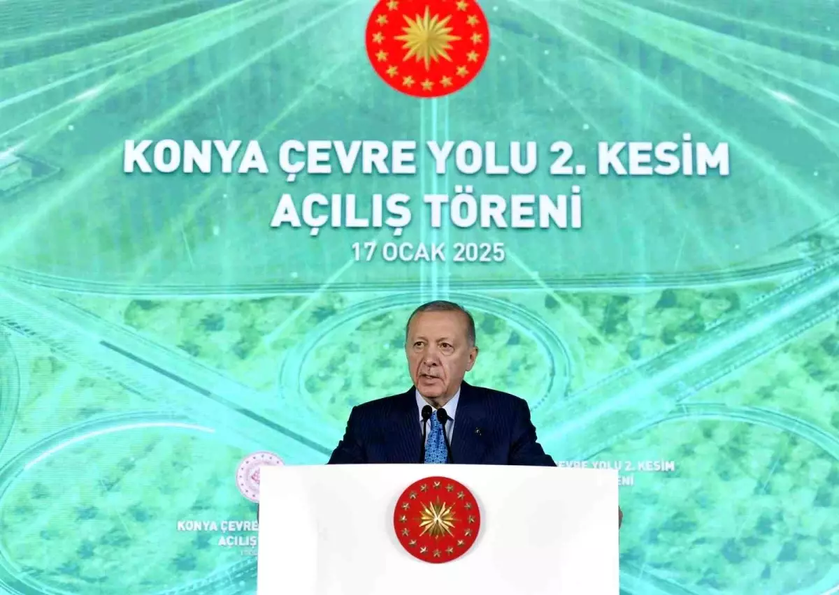 Cumhurbaşkanı Erdoğan, Konya Çevre Yolu 2. Etabı\'nın Açılışını Yaptı