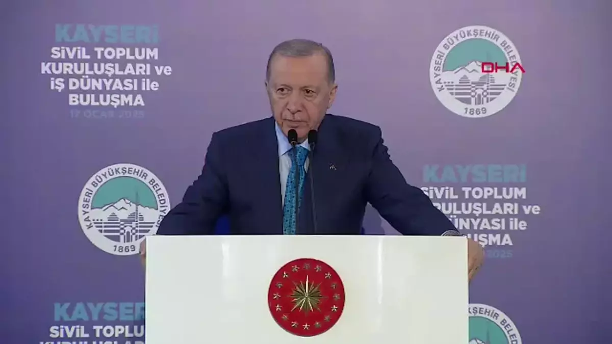 Erdoğan Kayseri\'de Ekonomi Başarılarını Vurguladı