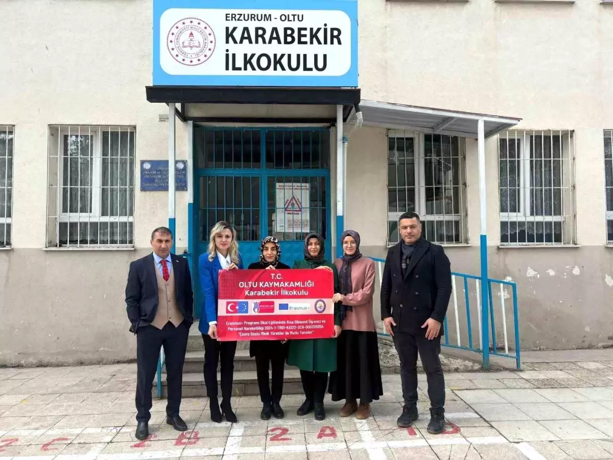 Oltu Karabekir İlkokulu\'ndan Erasmus+ Atılımı