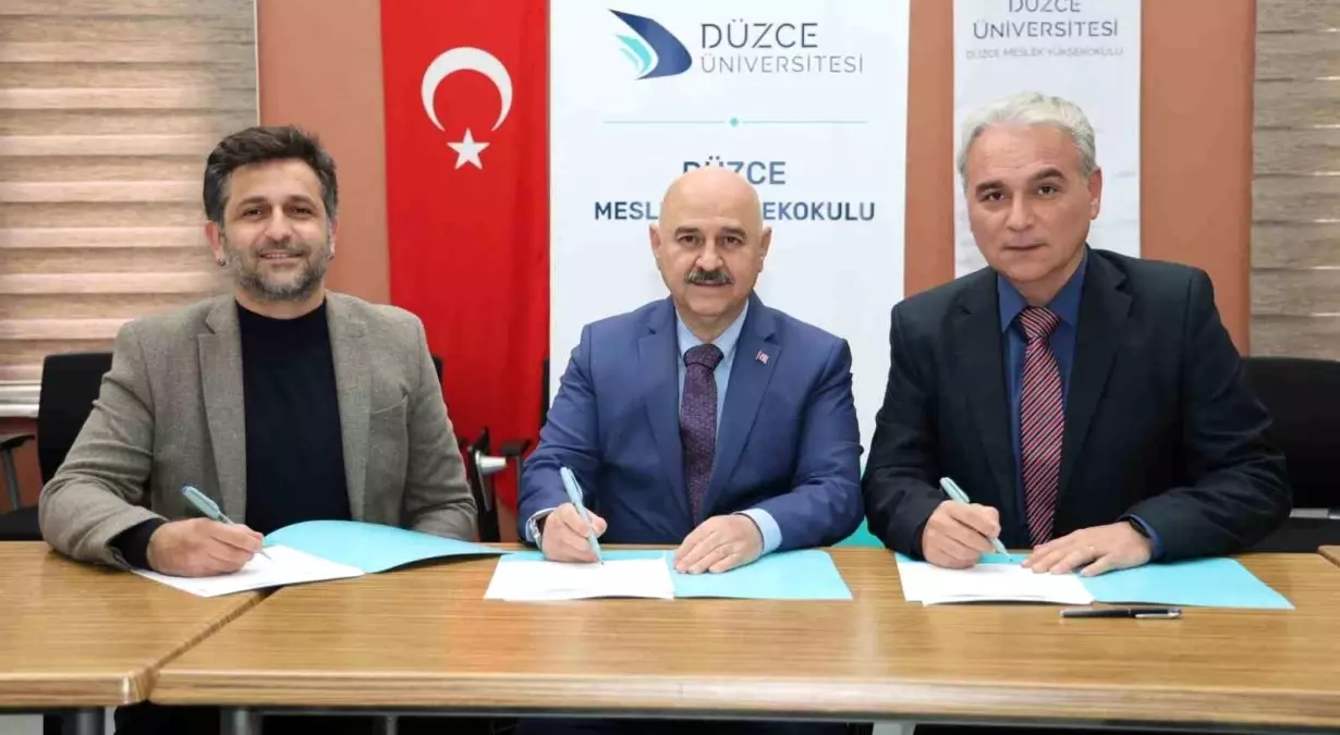 Düzce MYO\'dan Özel Sektörle Protokol